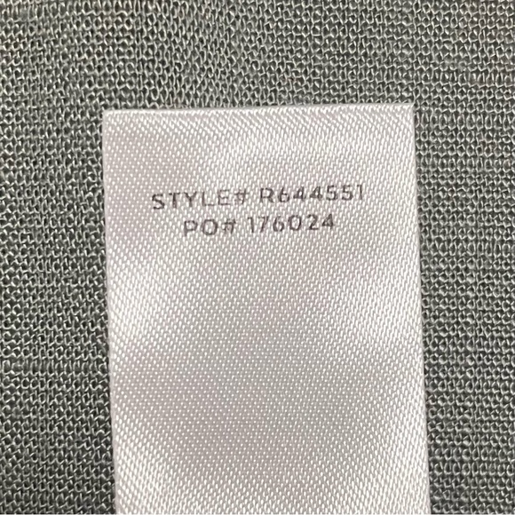 Lulus Oxford Comma Shirt Dress Womens XL Olive Gray Stretch Lagenlook Minimalist - Picture 11 of 12